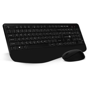 CONNECT IT Combo bezdrátová černá klávesnice + myš, (+1x AAA +1x AA baterie zdarma), CZ + SK layout; CKM-7803-CS