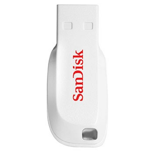 SanDisk FlashPen-Cruzer Blade 16 GB bílá; SDCZ50C-016G-B35W