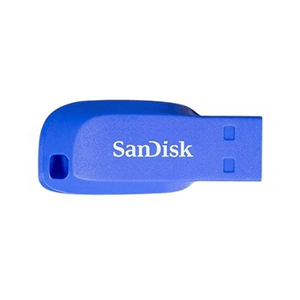 SanDisk FlashPen-Cruzer Blade 32 GB elektricky modrá; SDCZ50C-032G-B35BE