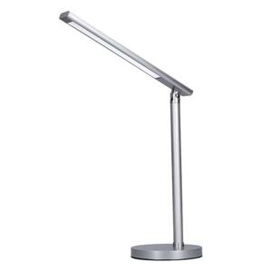 Solight LED stolní lampička, 7W, stmívatelná, změna chromatičnosti, stříbrná barva; WO53-S