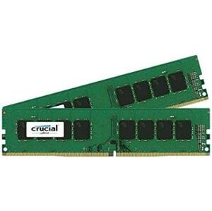 Crucial 8GB=2x4GB UDIMM DDR4 2400MHz PC4-19200 CL17 1.2V Single Ranked x8; CT2K4G4DFS824A