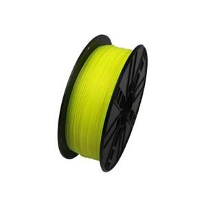 Tisková struna (filament) GEMBIRD, PLA, 1,75mm, 1kg, fluorescenční žlutá; 3DP-PLA1.75-01-FY
