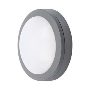Solight LED venkovní osvětlení kulaté, šedé, 13W, 910lm, 4000K, IP54, 17cm; WO746