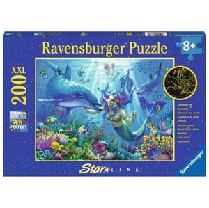 RAVENSBURGER Svítící puzzle Podvodní ráj XXL 200 dílků; 118289