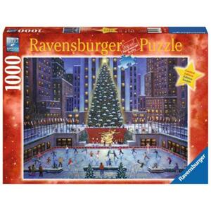 RAVENSBURGER Puzzle Rockefellerovo centrum o Vánocích 1000 dílků; 122503