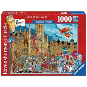 RAVENSBURGER Puzzle Města světa: Brusel 1000 dílků; 127205