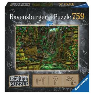 RAVENSBURGER Únikové EXIT puzzle Tajemný chrám 759 dílků; 124914