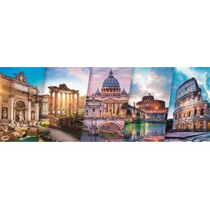 TREFL Panoramatické puzzle Cestování po Itálii 500 dílků; 123999