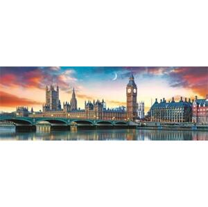 TREFL Panoramatické puzzle Big Ben a Westminsterský palác, Londýn 500 dílků; 123997