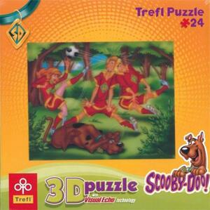 TREFL Puzzle Scooby Doo: Fotbal 3D 24 dílků; 6797