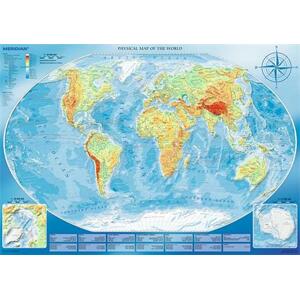 TREFL Puzzle Velká mapa světa 4000 dílků; 123772