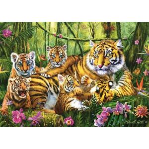 TREFL Puzzle Tygří rodina 500 dílků; 129498