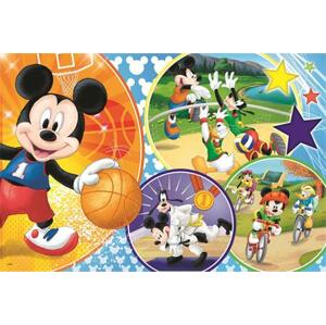 TREFL Puzzle Mickey Mouse sportuje MAXI 24 dílků; 125159