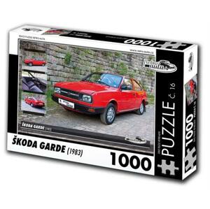 RETRO-AUTA Puzzle č. 16 Škoda Garde (1983) 1000 dílků; 120501