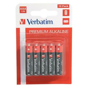 Verbatim baterie AAA 1,5V Alkalické blister 10pck / BAL 49874; 49874