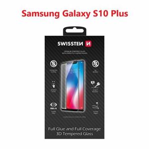 Swissten sklo ultra durable 3D full glue glass Samsung g975 Galaxy s10 plus černé; 64701837