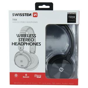 Swissten TRIX, černé - bluetooth stereo sluchátka; 52510500