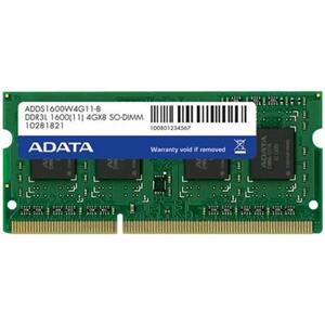 ADATA SO-DIMM 8GB DDR3L-1600MHz CL11 1,35V; ADDS1600W8G11-S