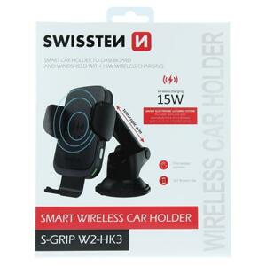 Swissten smart držák do auta s bezdrátovým nabíjením  15W s-grip w2-HK3; 65010607