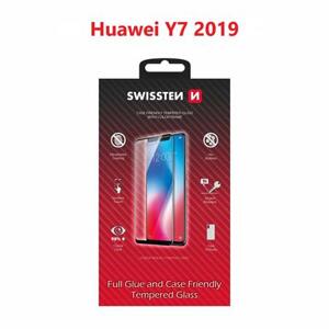 Swissten sklo  full glue, color frame, case friendly  Huawei Y7 2019 černé; 54501738