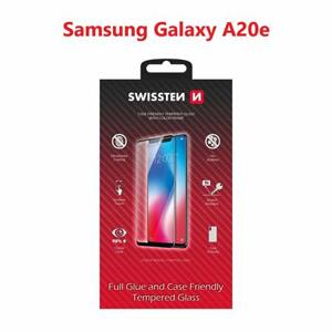 Swissten sklo  full glue, color frame, case friendly  Samsung A202 Galaxy A20e černé; 54501729