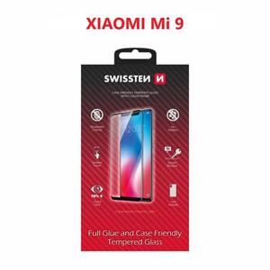 Swissten sklo  full glue, color frame, case friendly  Xiaomi Mi 9 černé; 54501752