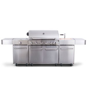 Plynový gril G21 Nevada BBQ kuchyně Premium Line, 7 hořáků + zdarma redukční ventil; 6390340