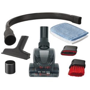 ROWENTA Car Kit accessories - XXL crevice + sofa brush + mini turbobrush, 2 dust gloves + 2 universal rings + 2 adaptable dust brushes; ZR001110