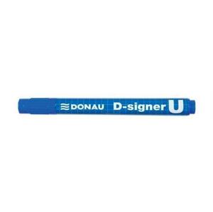Donau Permanentní popisovač "D-signer U", modrá, 2-4mm, kuželový hrot; D7371K