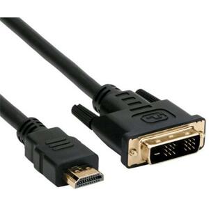 C-TECH HDMI-DVI, M/M, 1,8m; CB-HDMI-DVI-18