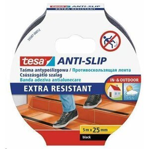 TESA Protiskluzová páska "Anti-slip 55587", černá, 25 mm x 5 m; TE55587F