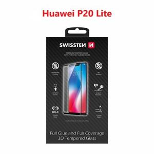 Swissten sklo ultra durable 3D full glue glass Huawei P20 Lite černé; 64701790