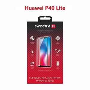 Swissten Full glue, color frame, case friendly, černé pro Huawei P40 Lite; 54501768