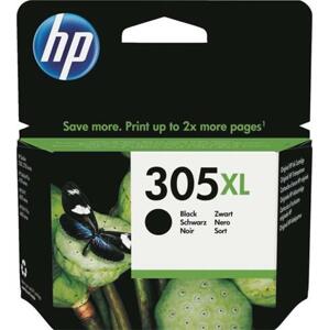 HP 305XL (3YM62AE, černá) - cartridge XL vhodné pro HP Deskjet 2710/2755, 240 stran; 3YM62AE