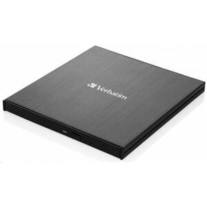 Verbatim Blu-ray USB 3.1 GEN 1 externí Slimline vypalovačka, USB-C, černá,  43889; 43889