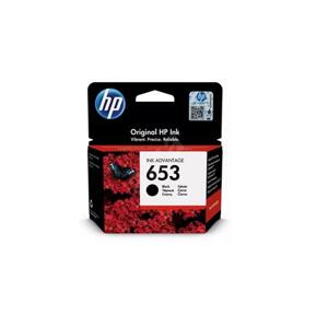 HP 653 (3YM75AE, černá) - cartridge vhodné pro HP Deskjet Ink Adv 6075/6475, 360 stran; 3YM75AE