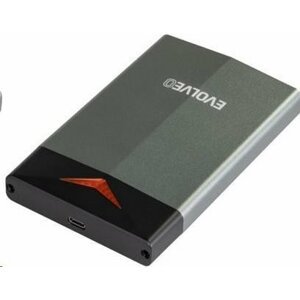 Evolveo 2.5" Tiny G2, 10Gb/s, externí rámeček na HDD, USB A 3.1 + redukce USB A/USB C; TINYG2