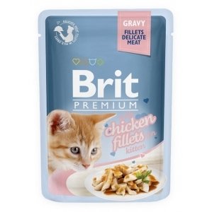 Brit Premium Cat D Fillets in Gravy for Kitten 85g; 88132