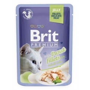 Brit Premium Cat D Fillets in Jelly with Trout 85g; 88124