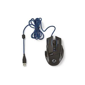 Myš drátová NEDIS GMWD300BK; GMWD300BK