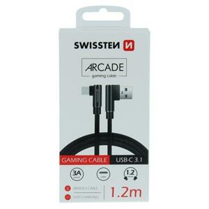 Swissten arcade USB / USB-C 1,2 m černý; 71528000