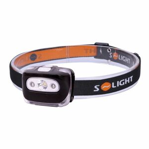 Solight čelová LED svítilna, 3W + červené světlo, 3x AAA; WH27