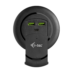i-Tec Built-in Desktop Fast Charger, USB-C PD 3.0 + 3x USB 3.0 QC3.0, 96 W ; CHARGER96WD