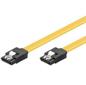 PremiumCord 0,2m SATA 3.0 datový kabel  1.5GBs / 3GBs / 6GBs, kov.západka; kfsa-20-02