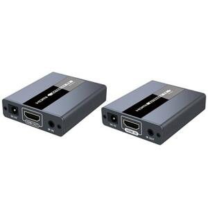 PremiumCord HDMI extender na 120m přes jeden kabel Cat5/6, bez zpoždění; khext120-4