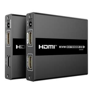 PremiumCord HDMI KVM extender s USB na 60m přes jeden kabel Cat5/6, bez zpoždění; khext60-4