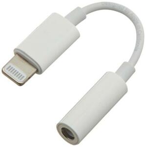 PremiumCord Apple Lightning audio redukční kabel na 3.5 mm stereo jack/female, bílý; kipod51