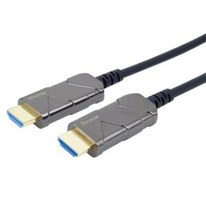 PremiumCord Ultra High Speed HDMI 2.1 optický fiber kabel 8K@60Hz,zlacené 5m; kphdm21x05