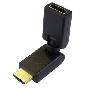 PremiumCord HDMI adapter  19pin Female - 19pin Male otočná ve dvou osách; kphdma-18