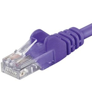 PremiumCord Patch kabel UTP RJ45-RJ45 CAT6 3m fialová; sp6utp030V